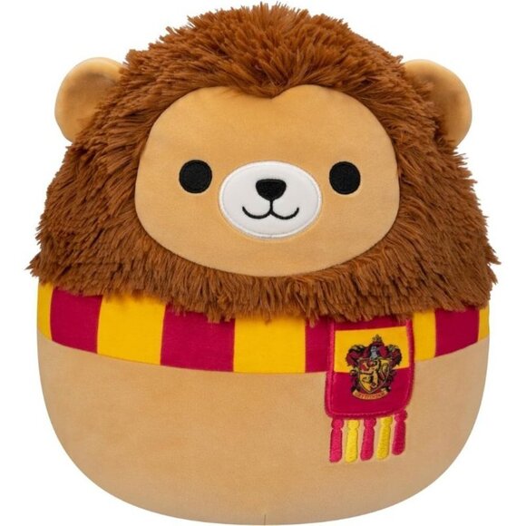 Jazwares LLC SZ M Squishmallow Harry Potter‎ Gryffindor Lion Soft Plush Toy - Picture 1 of 5